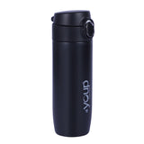 Youp Thermosteel Insulated Double Wall Black Color Water Bottle Brisk - 400 ml