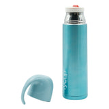 Youp Thermosteel Blue Color Water Bottle With Handle Containing Cup Cap - 500 ml