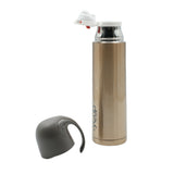 Youp Thermosteel Gold Color Water Bottle With Handle Containing Cup Cap - 500 ml