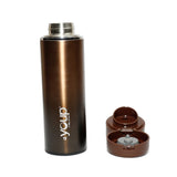 Youp Thermosteel Metallic Brown Color Bottle Miracle - 500 ml