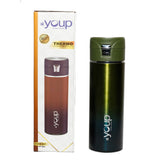 Youp Thermosteel Metallic Green Color Bottle Miracle - 500 ml