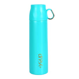 Youp Thermosteel Insulated Blue Grey Color Water Bottle With Handle Containing Cup Cap Rover - 500 ml