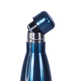 Youp Thermosteel Insulated Double Wall Blue Color Water Bottle Shiny - 500 ml