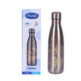 Youp Thermosteel Insulated Double Wall Copper Color Water Bottle Shiny - 500 ml