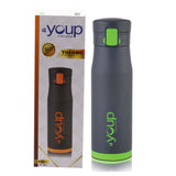Youp Thermosteel Green Color Water Bottle - 600 ml