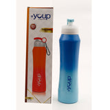 Youp Thermosteel Light Blue and Dark Blue Color Water Bottle - 900 ml