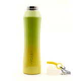 Youp Thermosteel Green and Yellow Color Water Bottle - 900 ml