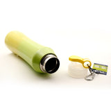 Youp Thermosteel Green and Yellow Color Water Bottle - 900 ml