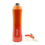 Youp Thermosteel Orange and Red Color Water Bottle - 900 ml