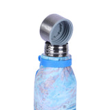 Youp Stainless Steel Blue Water Bottle for Office Gym Travel School Dance Home Refrigerator Water Bottle For Adults Kids Girls Boys - 1000 ml