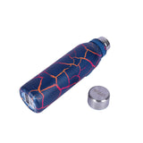 Youp Stainless Steel Purple Water Bottle for Office Gym Travel School Dance Home Refrigerator Water Bottle For Adults Kids Girls Boys - 1000 ml