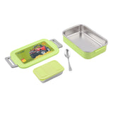 Youp Stainless Steel Green Color Kids Lunch Box Foodie - 850 ml