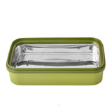 Youp Stainless Steel Mehendi Green Color Kids Lunch Box Yummy - 500 ml