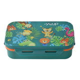 Youp Stainless Steel Green Color Kids Lunch Box Interval - 500 ml