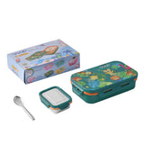 Youp Stainless Steel Green Color Kids Lunch Box Interval - 500 ml