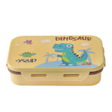 Youp Stainless Steel Yellow Color Kids Lunch Box Interval - 500 ml