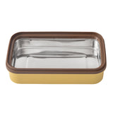Youp Stainless Steel Yellow Color Kids Lunch Box Interval - 500 ml