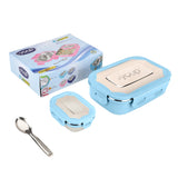 Youp Stainless Steel Sky Blue Color Lunch Box Lunch Time - 750 ml