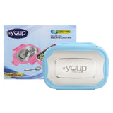 Youp Stainless Steel Sky Blue Color Lunch Box Lunch Time - 750 ml