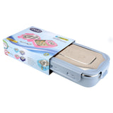 Youp Stainless Steel Grey Color Lunch Box Lunch Time - 750 ml