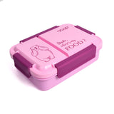 Youp Stainless Steel Purple Color Kids Bento Lunch Box With 2 Compartments Donut  - 750 ml