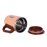 Youp Thermosteel Beige Color Coffee Mug Galaxy - 350 ml