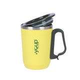 Youp Thermosteel Lemon Green Color Coffee Mug Galaxy - 350 ml