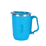 Youp Thermosteel Turquoise Blue Color Coffee Mug Galaxy - 350 ml