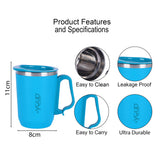 Youp Thermosteel Turquoise Blue Color Coffee Mug Galaxy - 350 ml