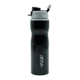 Youp Stainless Steel Black Color Sports Series Sipper Bottle - 750 ml