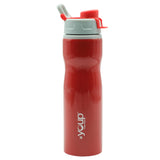 Youp Stainless Steel Red Color Sports Series Sipper Bottle - 750 ml