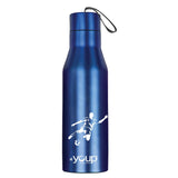 Youp Stainless Steel Blue Color Sports Series Sipper Bottle - 750 ml