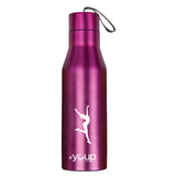 Youp Stainless Steel Pink Color Sports Series Sipper Bottle - 750 ml