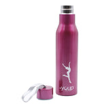 Youp Stainless Steel Pink Color Sports Series Sipper Bottle - 750 ml