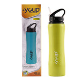 Youp Stainless Steel Green Color Sports Series Sipper Bottle Hyper - 900 ml