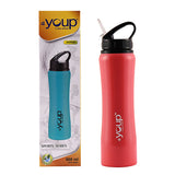 Youp Stainless Steel Pink Color Sports Series Sipper Bottle Hyper - 900 ml