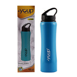 Youp Stainless Steel Blue Color Sports Series Sipper Bottle Hyper - 900 ml