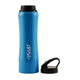 Youp Stainless Steel Blue Color Sports Series Sipper Bottle Hyper - 900 ml