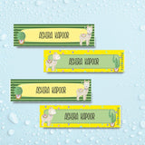 Waterproof Labels - Yellow llama