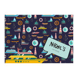 Personalized Sketchbook - Yellow Ship