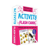 Flash Cards Activity - 30 Double Sided Wipe Clean Flash Cards for Kids (With Free Pen)