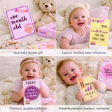 Baby Girl milestone cards- Pack of 24