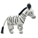 Zebra Plush Toy for Kids – Snuggly Knitted Cotton Soft Toy