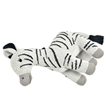 Zebra Plush Toy for Kids – Snuggly Knitted Cotton Soft Toy