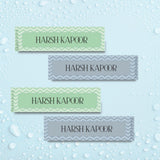 Waterproof Labels - Zig Zag