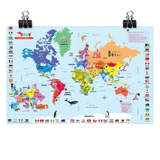 Traveller Kids Hop Around The World - Giant World Map Game