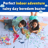 Traveller Kids Hop Around The World - Giant World Map Game