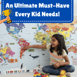 Traveller Kids Hop Around The World - Giant World Map Game