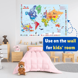 Traveller Kids Hop Around The World - Giant World Map Game