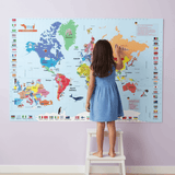Traveller Kids Hop Around The World - Giant World Map Game